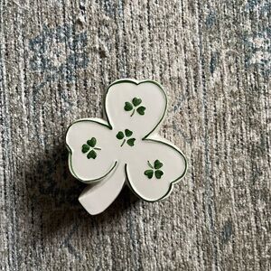 vintage four leaf clover made in japan plant holder